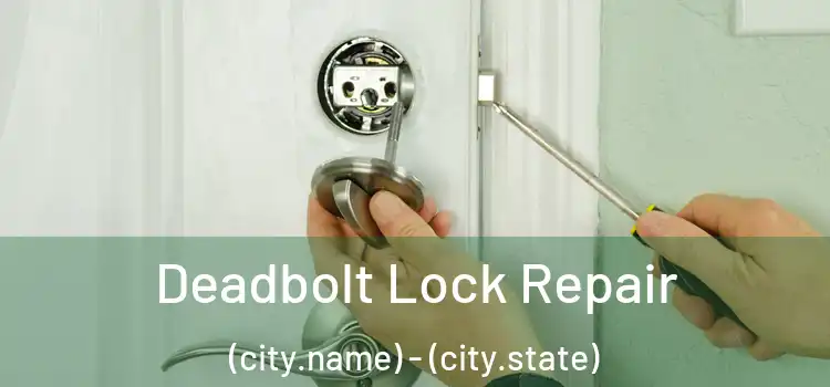  Deadbolt Lock Repair (city.name) - (city.state)